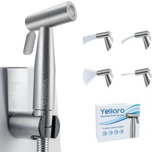 Handheld Bidet Sprayer for Toilet - 4 Spray Modes, Toilet Cleaning - Stainless Steel, Adjustable Water Pressure, Easy Installation
