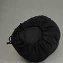 MLVOC Neck Pillow for Traveling, Upgraded 100% Pure Memory Foam Travel Neck Pillow for Airplane Flight Sleep, Breathable & Machine Washable Cover, Travel Kit with 3D Eye Mask, Earplugs & Bag, Black