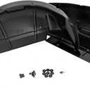 Rough Country Rear Wheel Well Liners for Ford F-150 (2015-2020) - Heavy-Duty Rear Fender Liners for Mud & Debris Protection, Made in USA