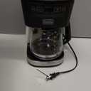 BLACK+DECKER CAFCRAFT 12-Cup Programmable Coffee Maker, Stainless Steel Drip Coffeemaker with Vortex Showerhead, Strength Selector, Sneak-A-Cup, Keep Warm