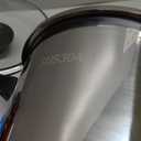 18/8 Stainless Steel Pressure Cooker 8 Qt, [One-Hand Locking] Pressure Cooker,[3-In-1] Olla de Presion, Induction,Gas Stovetop Compatible, Includes Glass Lid & Steamer Rack