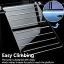 Turtle Basking Platform Extra Large for 17-19in Wide 40 Breeder 75 Gal Tank, Extra Large