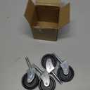 4 Pcs 12293 Wet Dry Vacuum Caster Wheel Compatible with Ridgid, Craftsman, Dewalt Vacuums, Shop Vac Replacement Parts for RV1250, RT1200, 1650RV, WD1850M, WD1635M Models