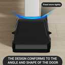 Door Prop for Cats Funny Anti-Slip Rubber Large Door Stoppers - Heavy Duty Door Stopper Wedge, 2 inches High Tesla Cybertruck Styling Door Stop, Big Door Holder Suits Any Floor As a Gifts