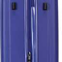TRIPS AXIS 28-Inch Lightweight Durable Hardside 8-Wheel Spinner Checked Suitcase Size Luggage, Navy, LARGE CHECKED
