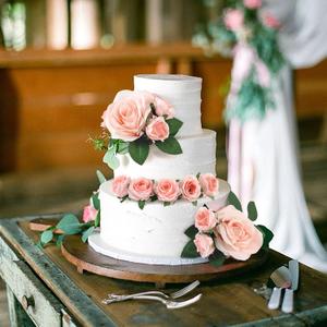 12PCS Artificial 3D Rose Flower Cake Toppers Pink Roses Floral Cake Decors for Rose Theme Valentine's Day Mother's Birthday Wedding Engagement Bridal Baby Shower Birthday Party Decoration Supplies