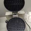 Dyna-Living Waffle Maker Commercial Waffle Iron Machine, 1200W Non-stick Round Commercial Waffle Maker for Restaurant, Food-grade Stainless Steel Large Commercial Waffle Iron
