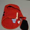 Queenmore Soft Fleece Dog Jacket, Warm Winter Dog Clothes with Leash Hole, Dachshund Sweater for Small Dogs Cats Boy or Girl (Red, S)