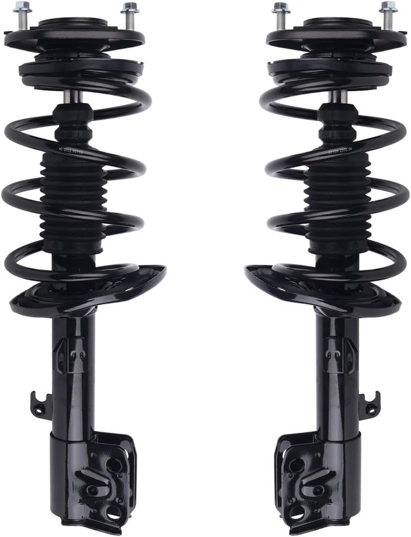 Autoround 172990 172989 Front Complete Shock Absorber Compatible with Toyota Corolla 2014 2015 2016 2017 2018 2019 1.8L L4, Left & Right Struts with Coil Spring Assembly