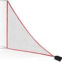 6-10ft 1/2PCS Nylon Side Net Golf Accessory with 1 Sang Bag, Easy to Install Side Net for Golf Nets and Simulator Premium Sports Net Hitting Nets (Red/Black)