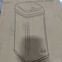 iTouchless 50 Liter / 13 Gallon Sensor Dog-Proof Kitchen Trash Can with Lid Lock and AbsorbX Odor Filter, Touchless Lid, Stainless Steel Garbage Recycling Bin for Kitchen, Home, Office, Business