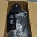 4PCS Storage Rack Caster Wheels,3" Heavy Duty Locking Caster Wheels Warehouse Shelf & Storage Racks Accessories,Fit for Boltless Self Locking Shelving Racks,500LB Capacity(Black)