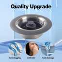 2 x 3-in-1 Kitchen Sink Drain Filter Pop-up Stopper with Filter Basket 304 Stainless Steel It has The Function of Fast Drainage and Odor Isolation Suitable for U.S. Standard 3-1/2" Sink drains