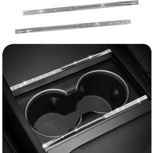 2025 Tesla 3/Y Exclusive Sparkling Imitation Diamond (Central Console Cover Decoration)