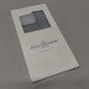 AIGOMARA Slim Frameless for iPhone 15 Pro Max Case with Screen Protector, Luxury Opalescent Pearl Minimalist Borderless Phone Case for Women Girls, Ultra-Thin Hard Shockproof Case Cover, Purple