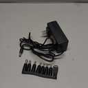 20V 2A AC DC Power Supply Adapter 20 Volts 2 Amps US Wall Charger, DC Plug 5.5x2.1mm & 2.5mm for 20volt 0.5A 0.8A 1A 2A, 500mA 800mA 1000mA 2000mA Equipment with 8 Tips ac dc adapter 100-240v, 50/60hz