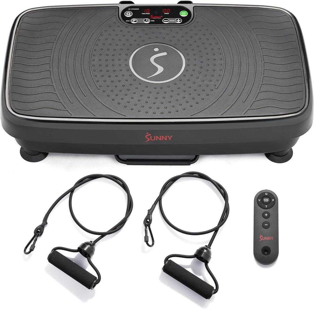 Sunny Health & Fitness Fitboard Vibration Platform Exercise Machine with Multiple Speed Settings and Vibration Modes for Multipurpose Workouts Sunny Health & Fitness Fitboard Vibration Platform Exercise Machine with Multiple Speed Settings and Vibration Modes for Multipurpose Workouts