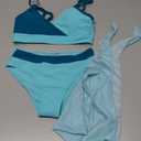 Blue Swim Suit For Girls 9-10 Years