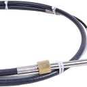 SSC6209 Safe-T QC 9ft Rotary Mechanical Steering Cable Compatible with Teleflex Marine helm and bezel kits SH5094-1P/SB27484P, SH5150P/SB27150P (NFB 3.0) and SH4910P/SB27150P (NFB 4.2)