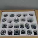 RUCKACE Bud Vases in Bulk 22 Blue Glass Small Vases Flower Vase Bulk for Centerpiece Table Wedding Decorations Home Decor Party(Gradient Blue 22 Pack)