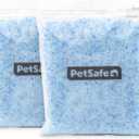 PetSafe ScoopFree Premium Crystal Cat Litter - Outperforms Clay Litter - Less Tracking, Dust for A Fresh Home - Non-Clumping - Two 4.3 lb Bags of Litter (8.6 lb Total) - Original Blue