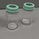 WEMOH Breast Milk Cooler Bottle - 12H+ Ice-Cold/24H Safe Storage, Compatible with Spectra Pumps, TSA Approved Travel Chiller, 18oz (2x9oz) Lightweight Leakproof Container for Work, Green