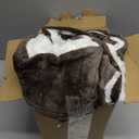 Bedsure GentleSoft Sherpa Fleece Throw Blanket for Couch, Non-Heated, Thick and Warm Throw for Women and Men, Soft Fuzzy Plush Blanket for Winter, Brown, 50x60 Inches