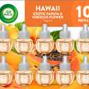 Air Wick Plug in Scented Oil Refill, 10ct, Hawaii, Air Freshener, Eco Friendly, Essential Oils