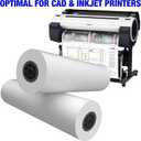 Alliance Wide Format Paper 24" x 300' CAD Bond Rolls (20lb | 2 Rolls, 24 In x 300 Ft | 2 " Core)