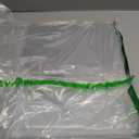 CraftyCrocodile Clear Plastic Placemats Set of 6 - Vinyl Table Protector for Dining, Kitchen, Office, Painting Table, Shelves - Heat Resistant, Crystal Clear, Wipeable Place Mats - 17.5 x 12