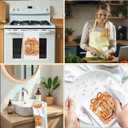 Fall Pumpkin Western Cowgirl Boots Bow Decor Kitchen Towel, Reusable Tea Towel, Dish Towels, Suitable for Bathroom, Home, Kitchen, Sink, Autumn Atmosphere Decoration, 13.8x23.6 Inches