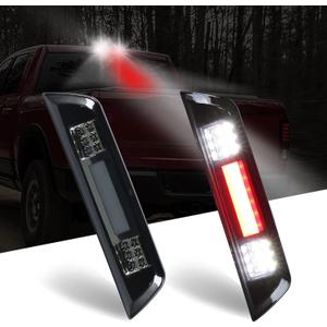 LED Third 3rd Brake Light Fit for Toyota Tacoma 2016-2021, Rear Cargo Lamp High Mount Stop light, Smoke Lens