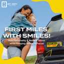 4 x Student Driver Magnet for Car - Funny Animals Please Be Patient Reflective Magnetic Bumper Sticker - Removable Novice Rookie Safety Attention Sign - Weather-Resistant - 10 x 3.5 inch (Cat)