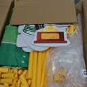 Hosuly Football Party Decorations Concession Stand Kit with Canopy | 12 Pcs Set Includes Canopy, Banner, Table Skirt, Flags and Football Cutouts for Football Parties, Games and Birthdays.