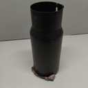 Black Exhaust tip - 4'' Inlet Bolt on Design- Black Coated Stainless Steel Car Muffler Tips 4" ID x 5"OD x 12"L