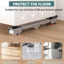 Appliance Rollers Heavy Duty,Max 36inch Extendable Appliance Sliders with Anti-Slip Column Feet & Lifter Lever Tool,Easily Move Washer,Dryer Machines,Furniture, Refrigerators Base Stand Up to 1322Lbs