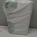 3.5 Gallons/14 Liter Small Trash Can, Plastic Swing Lid Garbage Bin，9.8" x 6.6" x 16.7"