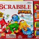 Hasbro Gaming Scrabble Junior Board Game | 2-4 Players | Family Educational Word Games for Kids | Back to School Gifts for Classroom | Ages 5+