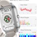 Smart Watches for Men Women(Answer/Make Call), Fitness Tracker Watch with Activity Counter/Sleep Monitor/ 110+ Sports Modes,Smart Watch for Android iPhone iOS Compatible (Starlight, 1.83)