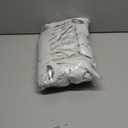 H.VERSAILTEX Linen Curtains 100% Blackout Curtains for Bedroom 102 inch Long Full Light Blocking Nature Linen Blended Window Curtains for Living Room Nickel Grommet (2 Panels, Heathered White)