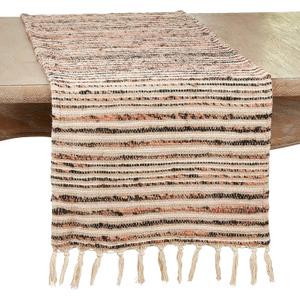 Striped Rayon Table Runner 16" x 72"