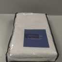 INOVADAY 100% Blackout Curtains 102 Inches Length 2 Panels Set, Back Tab/Rod Pocket Linen Black Out Curtains for Bedroom, Thermal Insulated Window Drapes - Beige, W50 X L102