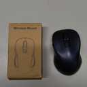 WisFox 2.4G Wireless Mouse for Laptop, Ergonomic Computer Mouse with USB Receiver and 3 Adjustable Levels, 6 Button Wireless Mice for Windows Mac PC Notebook (Grey)