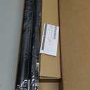 Zeerobee Curtain Rods for Windows 48 to 84, 1 Inch Industrial Wrap Around Black Curtain Rod, Indoor/Outdoor Room Divider Adjustable Drapery Pole, 48"-86"