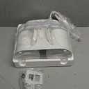 Pukomc Ice Cream Maker Machine for Home Use, with Two Ice Cream Bowls,Simple Operation and Easy to Clean,White Green