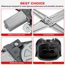 BDFHYK 741-015 Car Power Window Regulator with Motor Front Right Passenger Side for Chevy COLORADO 2004-2012 for GMC CANYON 2004-2012 for ISUZU I-280 2006, I-290 2007-2008, I-350 2006, I-370 2007-2008