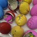 24 Pcs Large Hatching Dinosaur Eggs Easter Party Favors, Easter Egg Filled Toys for Kids Toddlers Grow in Water Dinos Egg Science Kits, Goodie Bag Stuffers, Classroom Prizes, Easter Basket Stuffers (Multicolor)