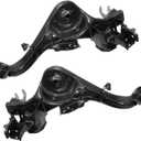GXARTS Rear Left and Right Suspension Trailing Control Arm 55501JD00A 55502JD00A Compatible With Nissan Rogue 2008 2009 2010 2011 2012 2013 2014 2015