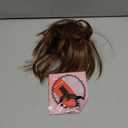 HMD Tousled Updo Messy Bun Hair Piece Hair Extension Ponytail With Elastic Rubber Band Updo Extensions Hairpiece Synthetic Hair Extensions Scrunchies Ponytail Hairpieces for Women (Reddish Brown)