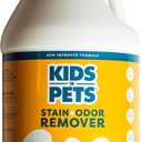 KIDS 'N' PETS Instant All-Purpose Stain & Odor Remover - Cleans Dog Pee, Cat Urine, Other Smells, Spots from Carpet, Couch, Mattress - Non-Toxic Chemicals & Child Safe Enzyme Cleaner - 1-Gallon
